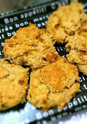 甘夏ピールで玄米と全粒粉の簡単スコーン♪-レシピのメイン写真