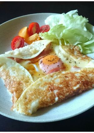 そうめんアレンジ→朝食ランチにガレット★-レシピのメイン写真