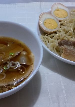 手作り中華麺でつけラーメン-レシピのメイン写真