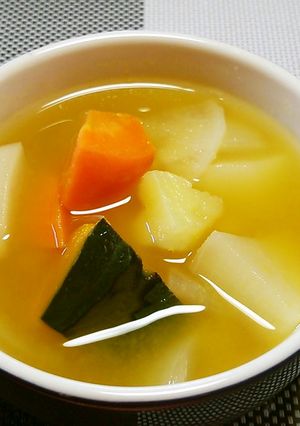 ゴロゴロ野菜汁。-レシピのメイン写真