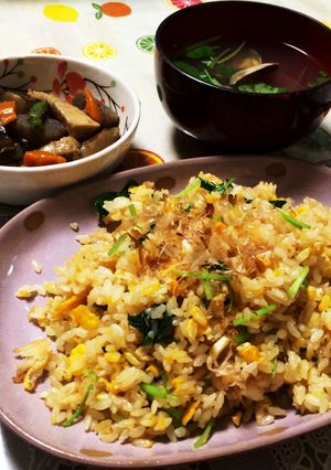 和食に合う 三葉の和風チャーハン-レシピのメイン写真