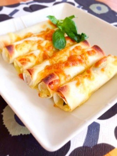 チキンのバジルチーズ春巻き-レシピのメイン写真