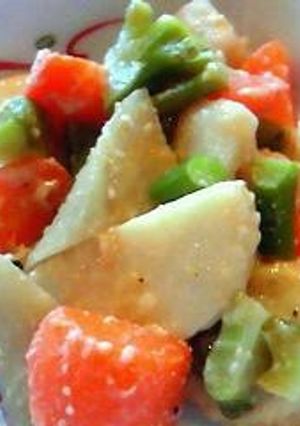 根菜の味噌ドレッシングサラダ-レシピのメイン写真
