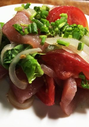 ビンチョウマグロのカルパッチョ-レシピのメイン写真