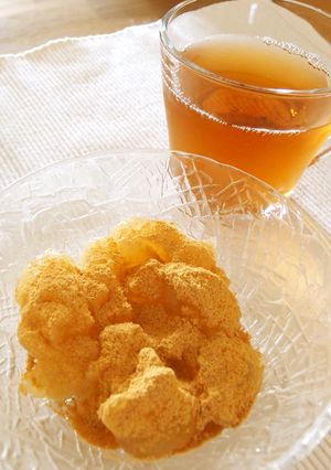 レンジで簡単！片栗粉＆メープルわらび餅-レシピのメイン写真
