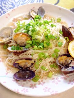 旨みたっぷりスープのあさりそうめん♪-レシピのメイン写真