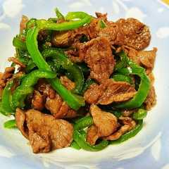 รูปของ 速くて簡単！優しい味の牛焼肉・ピーマン
