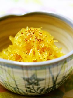 そうめんかぼちゃ(金糸瓜)の中華サラダ-レシピのメイン写真