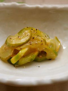 胡瓜の生姜&梅みそ風味の炒めもの♪-レシピのメイン写真