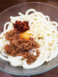 5分で簡単!ぶっかけそぼろうどん-レシピのメイン写真