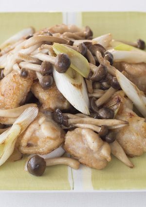 鶏ときのこのこんがりぽん炒め-レシピのメイン写真