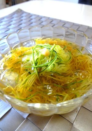 ズッキーニそうめん♨-レシピのメイン写真