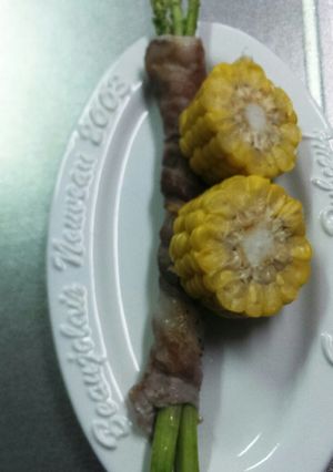 アスパラlong×2豚バラ巻き◆-レシピのメイン写真