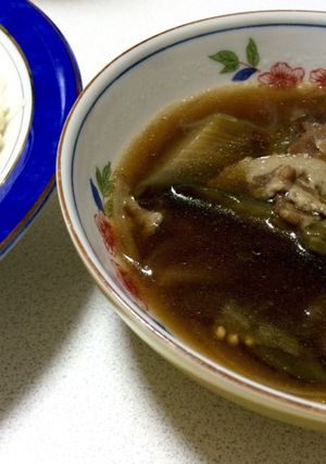なすとベーコンのつけ汁そうめん-レシピのメイン写真