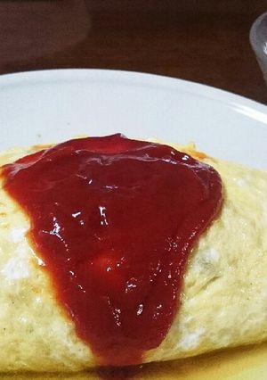 朝食に♪ひき肉と香味野菜のオムレツ-レシピのメイン写真