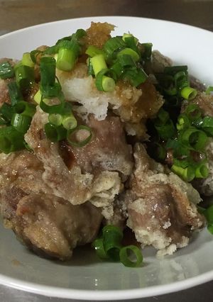 お酒のお供に♡砂ずりの竜田揚げ-レシピのメイン写真