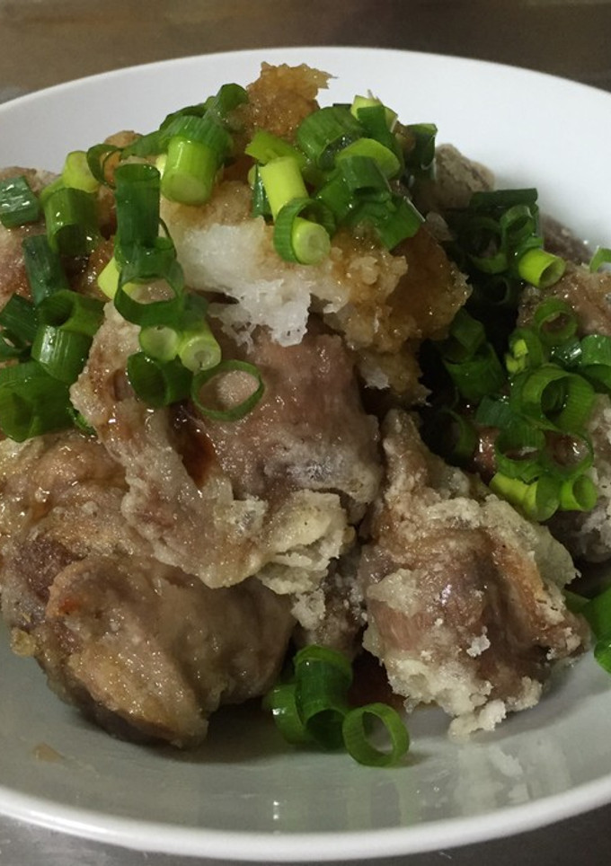 お酒のお供に♡砂ずりの竜田揚げ-レシピのメイン写真