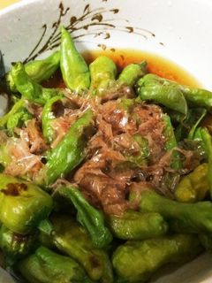 オーブントースターでししとうの焼き浸し-レシピのメイン写真