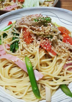 簡単！具だくさんペペロンチーノ♪-レシピのメイン写真