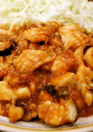 紋甲いかゲソのチリソース♪-レシピのメイン写真