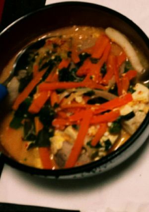 キムチチゲ風スープ-レシピのメイン写真