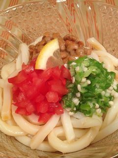 レモン風味のネバネバ冷やしうどん-レシピのメイン写真