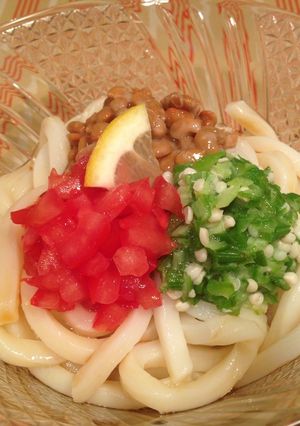 レモン風味のネバネバ冷やしうどん-レシピのメイン写真