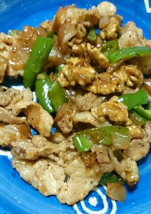 辛口胡桃入り豚しょうが焼き-レシピのメイン写真