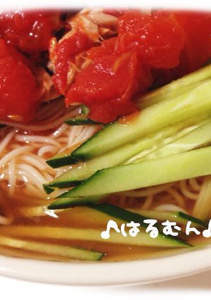 トマトとツナでイタリアンそうめん-レシピのメイン写真