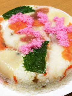 簡単☆ お寿司ケーキ-レシピのメイン写真