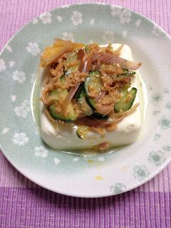 ピリ辛冷奴-レシピのメイン写真
