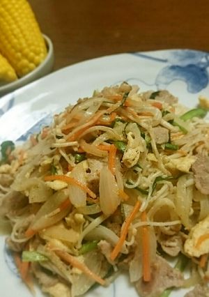簡単☆そうめんチャンプルー-レシピのメイン写真