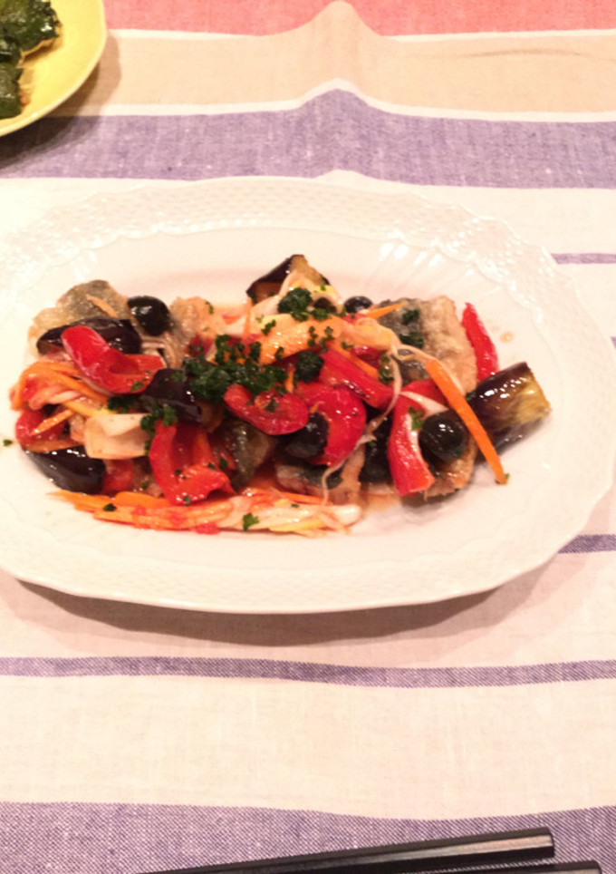 アジと夏野菜のイタリアン南蛮漬け★-レシピのメイン写真