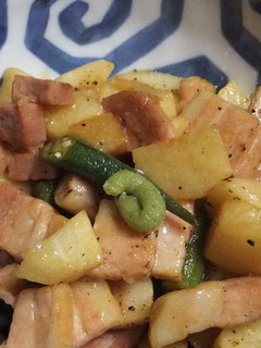長芋とオクラとベーコンのマヨ炒め-レシピのメイン写真