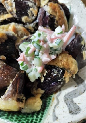 揚げ焼きナスのタルタルのせ-レシピのメイン写真