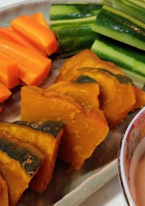 野菜不足が気になる時の♪温野菜ディップ-レシピのメイン写真