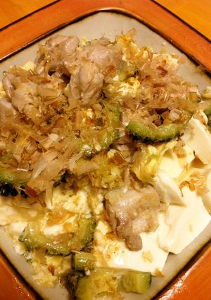 シンプルな鷄もも肉のゴーヤチャンプル-レシピのメイン写真