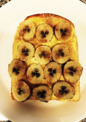 朝食に!♪あまじょっぱいバナナトースト-レシピのメイン写真
