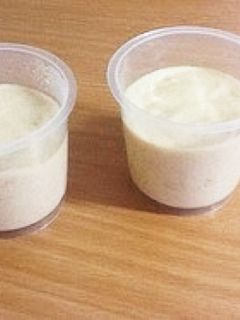 混ぜるだけ♪簡単桃のムース-レシピのメイン写真