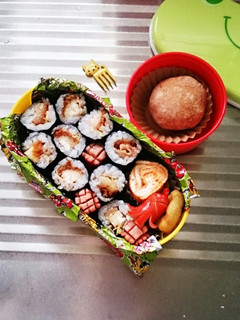 細巻き寿司のお弁当♪-レシピのメイン写真