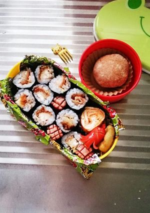 細巻き寿司のお弁当♪-レシピのメイン写真