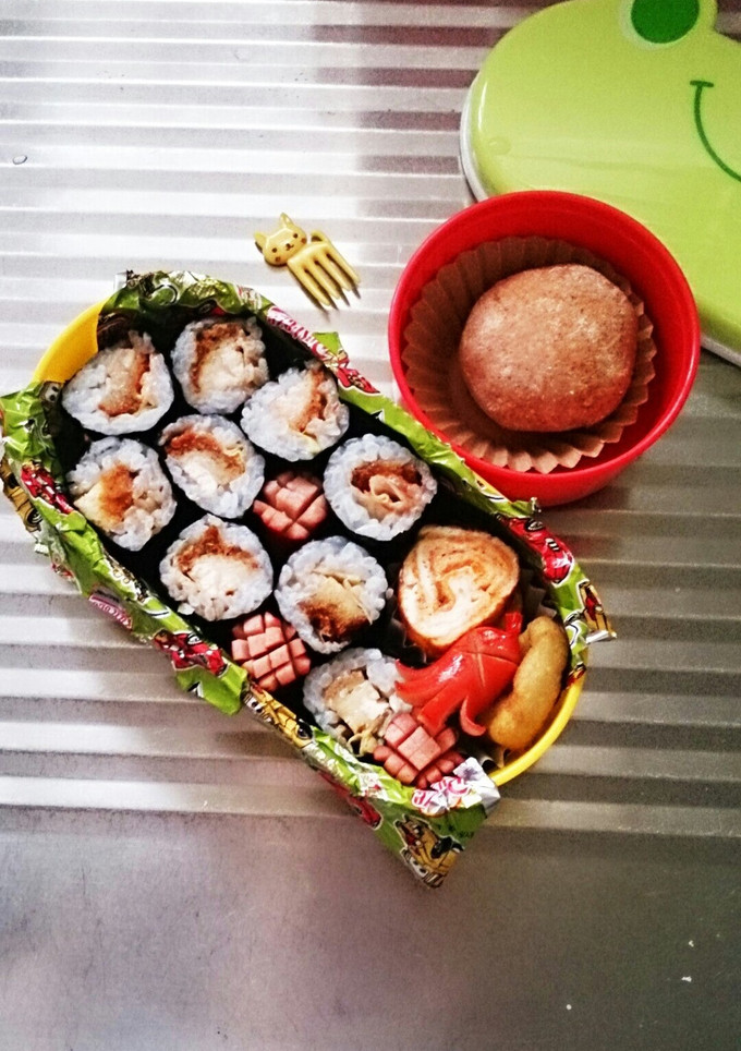 細巻き寿司のお弁当♪-レシピのメイン写真