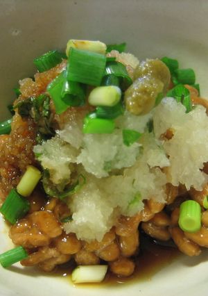 大葉にんにく醤油と柚子胡椒で♪おろし納豆-レシピのメイン写真