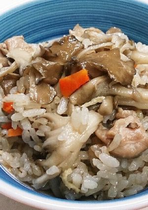 舞茸の炊込みご飯~簡単に~-レシピのメイン写真