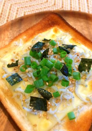 しらすネギ&チーズで☆やみつき和トースト-レシピのメイン写真