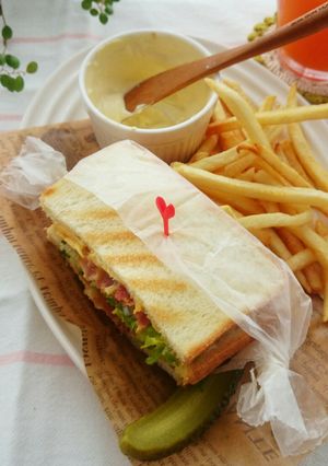 基本のサンドイッチ✾クラブハウスサンド-レシピのメイン写真
