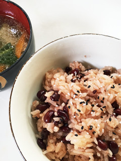 「お赤飯の素 」で簡単お赤飯-レシピのメイン写真