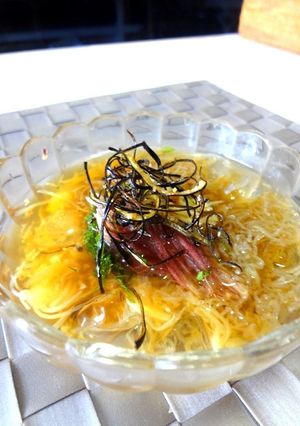 ナスヲそうめん♨-レシピのメイン写真