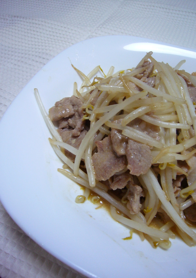 簡単★もやし＆豚肉のオイマヨ炒め-レシピのメイン写真