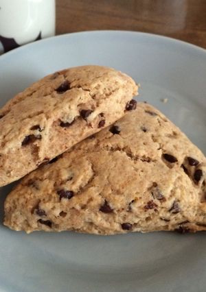 ヴィーガン★スタバ風チョコチップスコーン-レシピのメイン写真